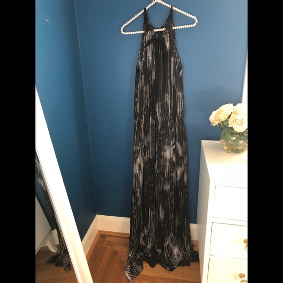 Elie Tahari Dresses & Skirts - Elie Tahari White and Black Maxi Dress